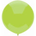 17-Inch Kiwi Lime Outdoor Display Balloons, 72 Count