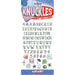 Tinsley Transfers Knuckles Alphabet Temporary Tattoos