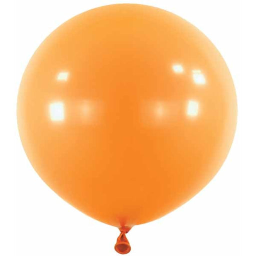 Tangerine Orange 24 Inch Latex Balloons, 4 Pack