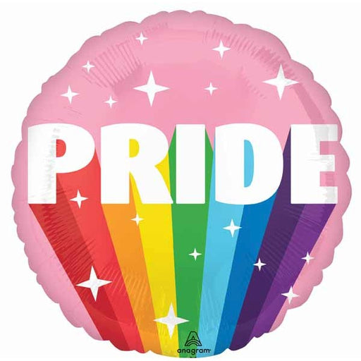 Burst of Pride 18 Inch Round Foil Graduation Balloon