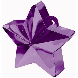 Purple Star Balloon Weight, 170g