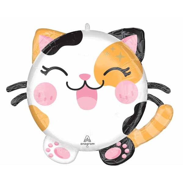 Kawaii Kitty 21-Inch Foil Balloon