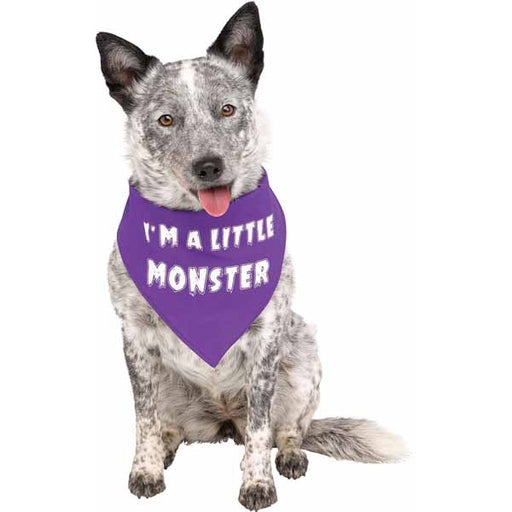 Little Monster Dog Bandana, Small/Medium