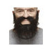 Black Costume Moustache and Beard