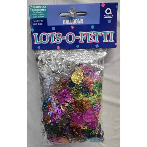 Balloons Lots of Fetti Party Confetti