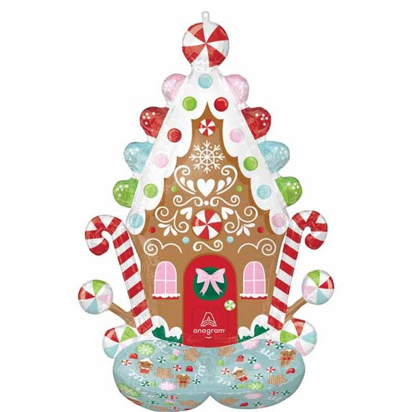 51" Gingerbread House AirLoonz Foil Balloon