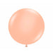 TUFTEX Cheeky Pastel Orange 24-Inch Latex Balloons, 25 Count