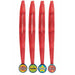 13-Inch Assorted Medallion Party Decorations, 12-Pack