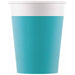 PAPER CUPS 7OZ 8/PK SOLID TURQUOISE