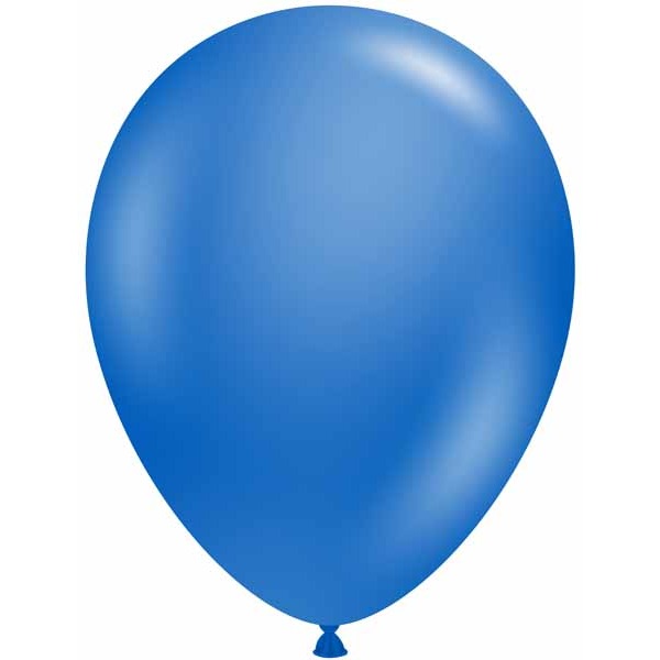 TUFTEX 5-Inch Metallic Blue Latex Balloons, 50 Count
