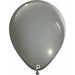 Prima Gray 18-Inch Round Latex Balloons, 25 Count