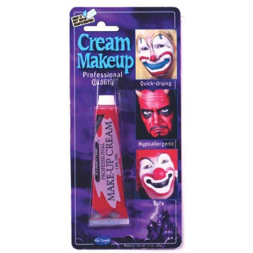 Fun World Red Cream Costume Makeup, 1 oz