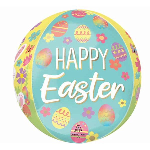 Easter Bunny Love 16-Inch Orbz Foil Balloon