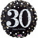 Sparkling 30th Birthday 18-Inch Holographic Foil Balloon