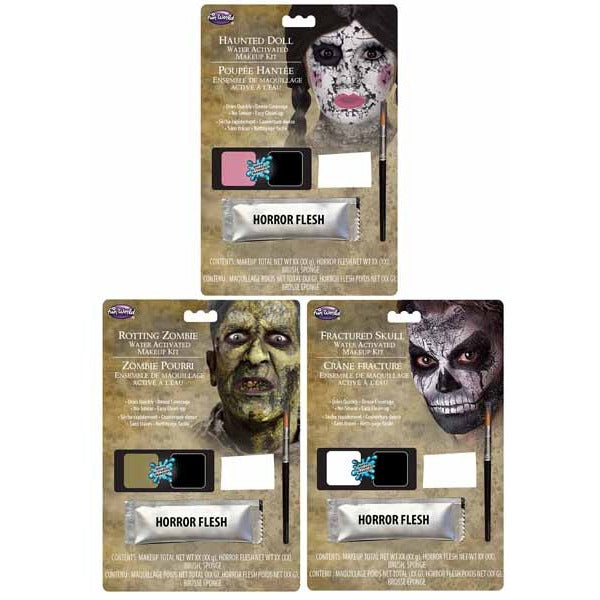 Fun World Horror Flesh Costume Makeup, Assorted Styles