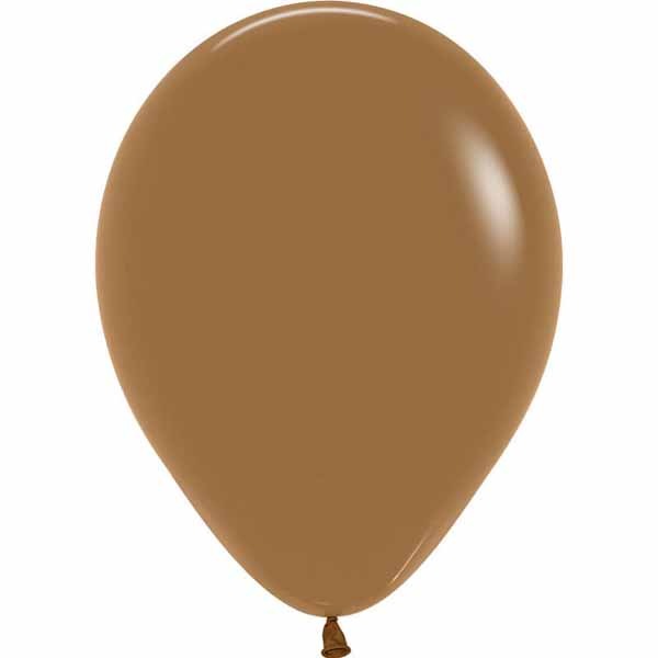 Sempertex Mocha Brown 5 Inch Latex Balloons, 50 Pack
