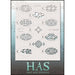Graftobian Girly Half Ass Stencil Bundle, 11 Stencils