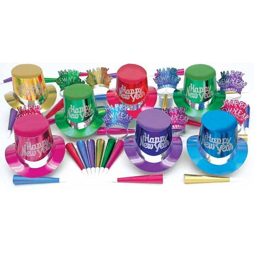 Elegant New Year's Eve Party Kit for 50 Guests