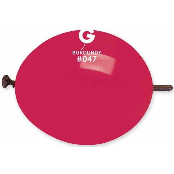 13" BURGUNDY #047 GLINK 50/BAG GEMAR