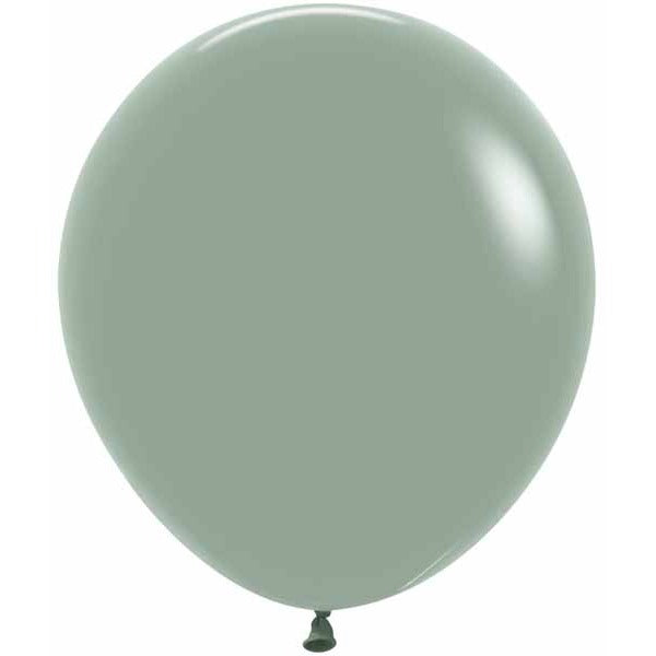 Sempertex Dusk Laurel Green 18-Inch Latex Balloons, 25 Count