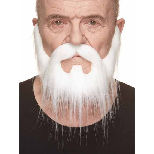 White Costume Beard, 9.8 cm x 7.4 cm