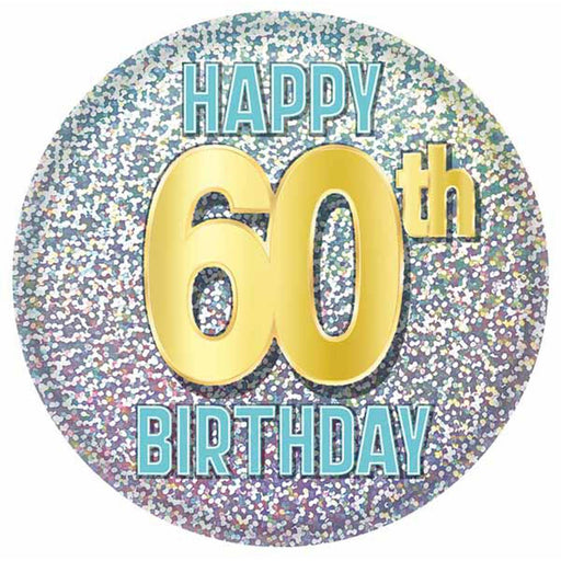 "60Th Birthday Printed Button"
