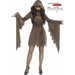 Gold Shimmer Ghost Face Adult Costume, Small/Medium (2-8)