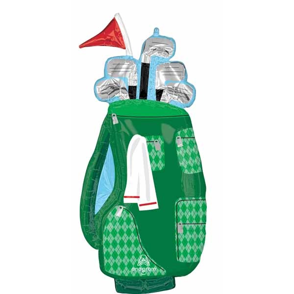 Golf Clubs 37-Inch Shaped Foil Balloon