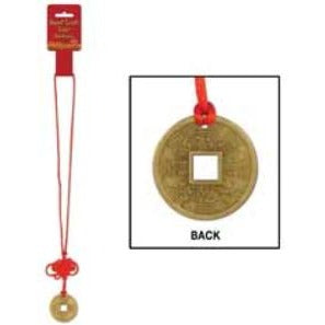 Good Luck Coin Necklace, 31 Inch