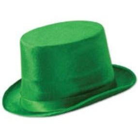 Green Dura-Form Vel-Felt Top Hat