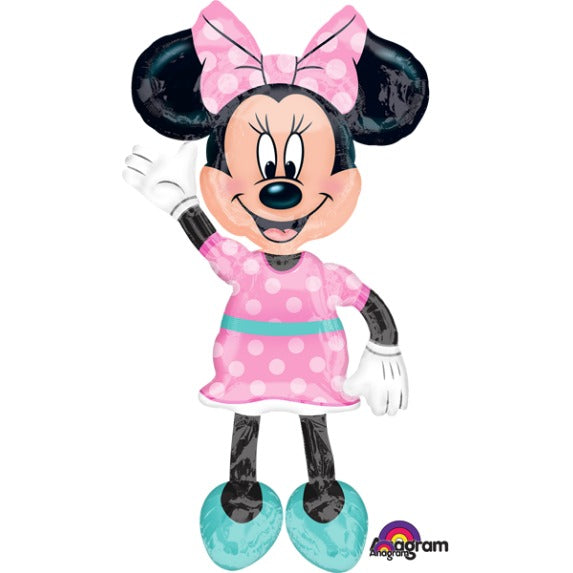 Minnie Mouse AirWalker Foil Balloon, 54 Inch