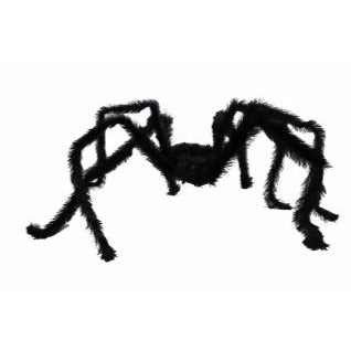 8-Inch Light-Up Long-Hair Spider Halloween Decoration