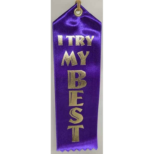 I Try My Best Recognition Ribbon