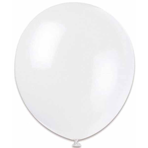 Trico 12-Inch White Latex Balloons, 50 Pack