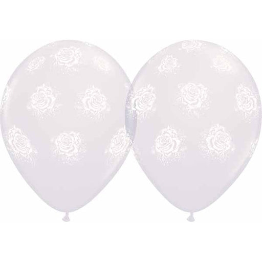 ROSES CLEAR W/WHITE