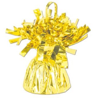 Yellow Foil Balloon Weight