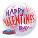 Valentine's Bold Hearts 22-Inch Bubble Balloon