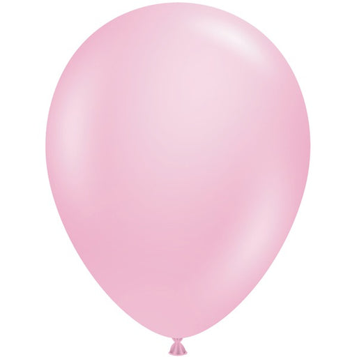 TUFTEX 5-Inch Pearl Shimmer Pink Latex Balloons, 50 Count