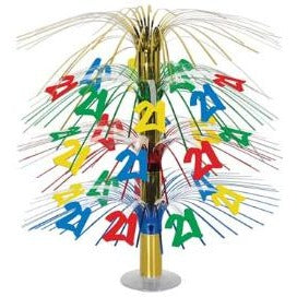 21st Birthday Cascade Centrepiece, 18 Inch