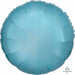 18-Inch Pearl Pastel Blue Round Foil Balloon