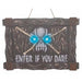 Light-Up Enter Halloween Sign, 11 x 16 Inches