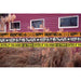 Orange Happy Haunting Halloween Caution Tape, 50 ft