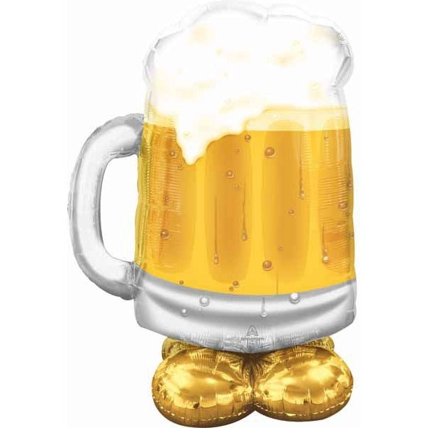 Big Beer Mug AirLoonz Foil Balloon, 49 Inch