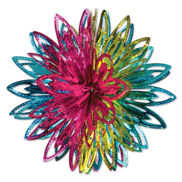 Metallic Starburst Ball Decorations, 2 Pack