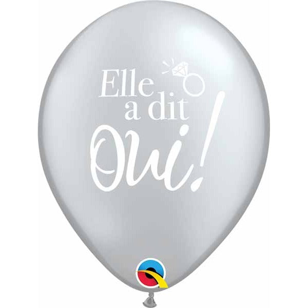 ELLE A DIT OUI! 11" ARGENT 50/BG
