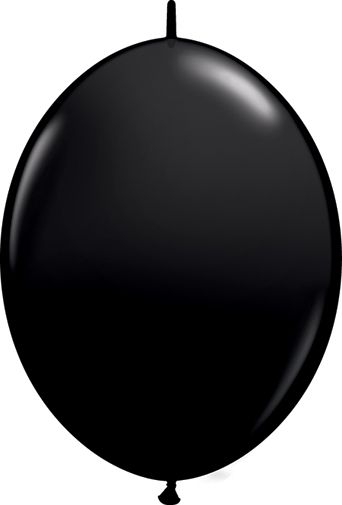 Qualatex QuickLink Onyx Black 12" Latex Balloons (50/Pk)