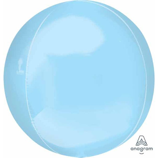 Pastel Blue Orbz 16-Inch Foil Balloon