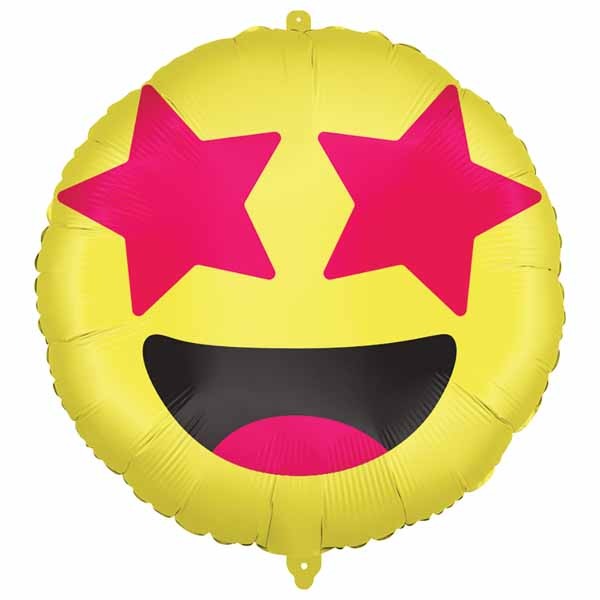 Smiley Face 18-Inch Foil Balloon