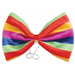 Jumbo Rainbow Bow Tie, 7.5 x 11 Inches