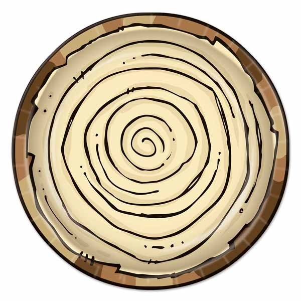 Woodland Friends Party Plates, 8 Count